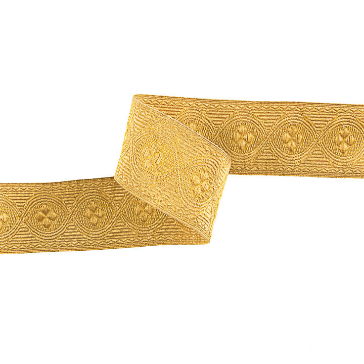 Gold Metallic Braid Trim Ref. 520 – Width 40 mm - Ribes y Casals