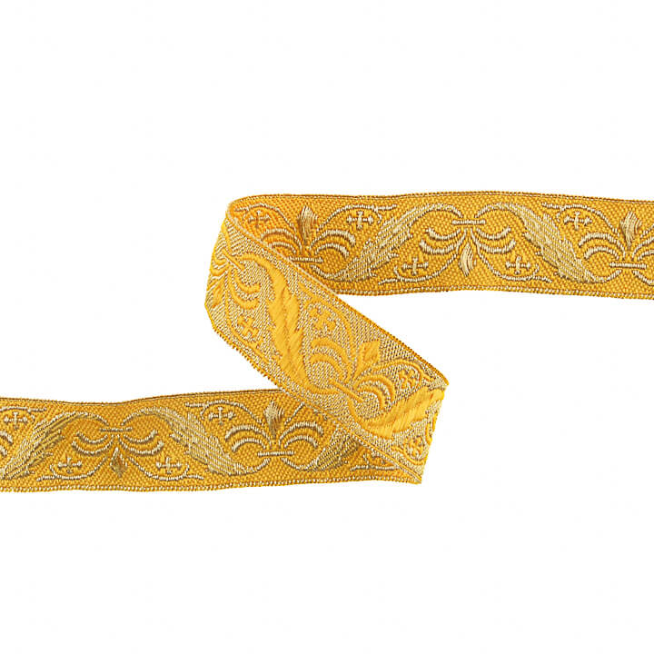 Gold Metallic Braid Trim Ref. 428 – Width 25 mm - Ribes y Casals