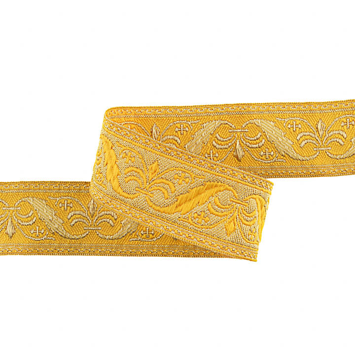 Gold Metallic Braid Trim Ref. 428 – Width 40 mm - Ribes y Casals