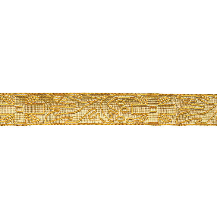 Gold Metallic Braid Trim Ref. 438 – Width 25 mm - Ribes y Casals