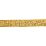 Gold Metallic Braid Trim Ref. 468 – Width 25 mm - Ribes y Casals