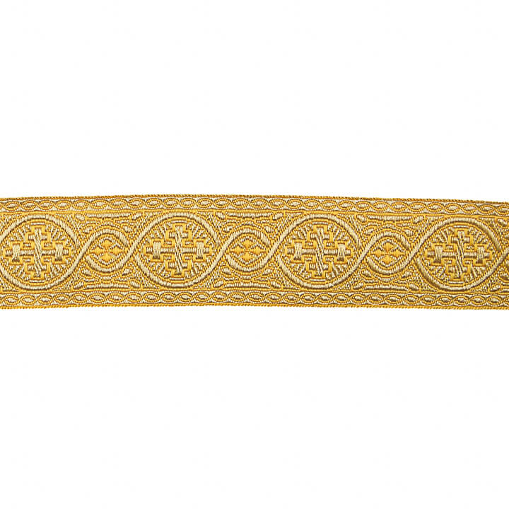 Gold Metallic Braid Trim Ref. 468 – Width 40 mm - Ribes y Casals