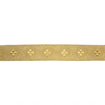 Gold Metallic Braid Trim Ref. 520 – Width 25mm - Ribes y Casals