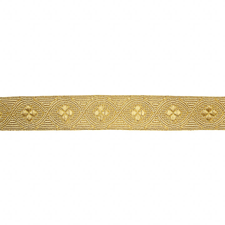 Gold Metallic Braid Trim Ref. 520 – Width 25mm - Ribes y Casals