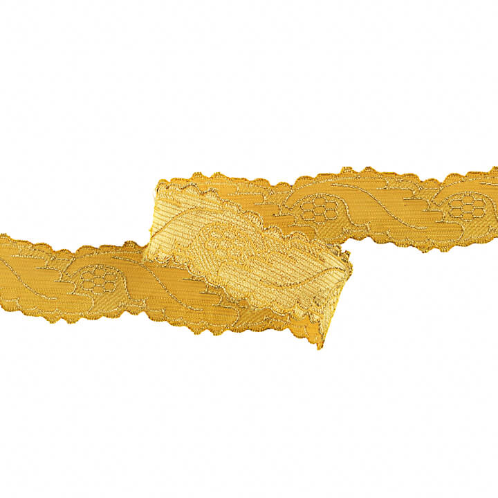 Gold Metallic Braid Trim Ref. 7908 – Width 25 mm - Ribes y Casals
