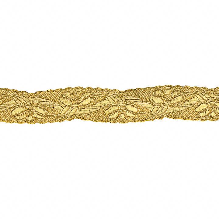 Gold Metallic Braid Trim Ref. 95001 – Width 25 mm - Ribes y Casals