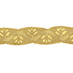Gold Metallic Braid Trim Ref. 95001 – Width 40 mm - Ribes y Casals