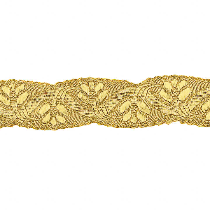 Gold Metallic Braid Trim Ref. 95001 – Width 40 mm - Ribes y Casals