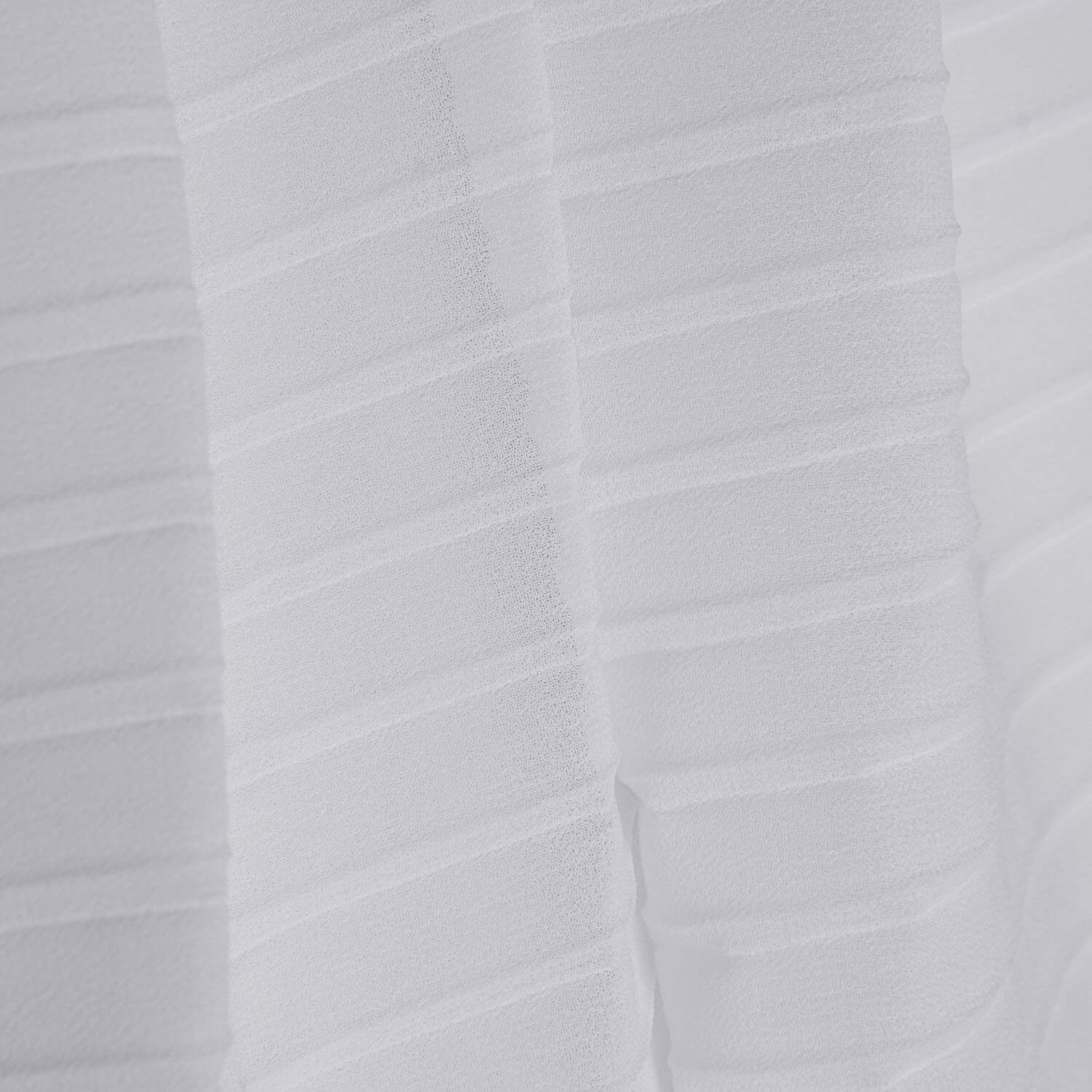 White Soleil Pleated Chiffon Gauze - Ribes y Casals