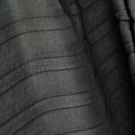 Black Soleil Pleated Chiffon Gauze - Ribes y Casals
