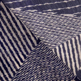 Geometric Print Ebony Purple Bambula Gauze - Ribes y Casals