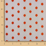 Semi-Rigid Red Polka Dot Tulle - Ribes y Casals