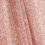 Pink Cashmere Print Lurex Polyester Gauze - Ribes y Casals