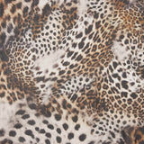 Natural Silk Gauze  Safari Animal Print - Ribes y Casals