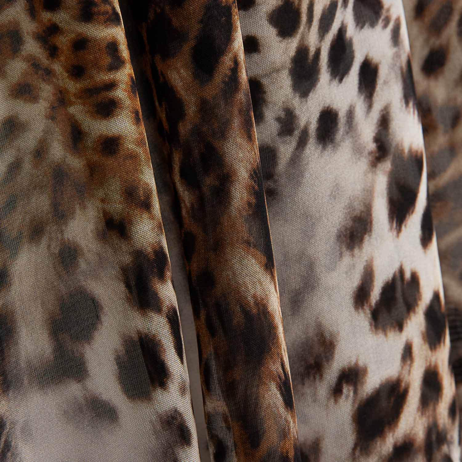 Natural Silk Gauze  Safari Animal Print - Ribes y Casals