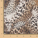 Natural Silk Gauze  Safari Animal Print - Ribes y Casals