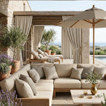 Famara Blue Stripes Outdoor Canvas - Ribes y Casals