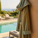 Beige and Rosemary Micro Bamboo Towel - Ribes y Casals