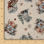 Gobelin Christmas Gifts Unbleached Background with Lurex - Ribes y Casals