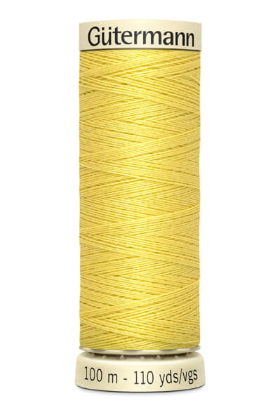 Gütermann yarn 100m colour 580 Yellow - Ribes y Casals