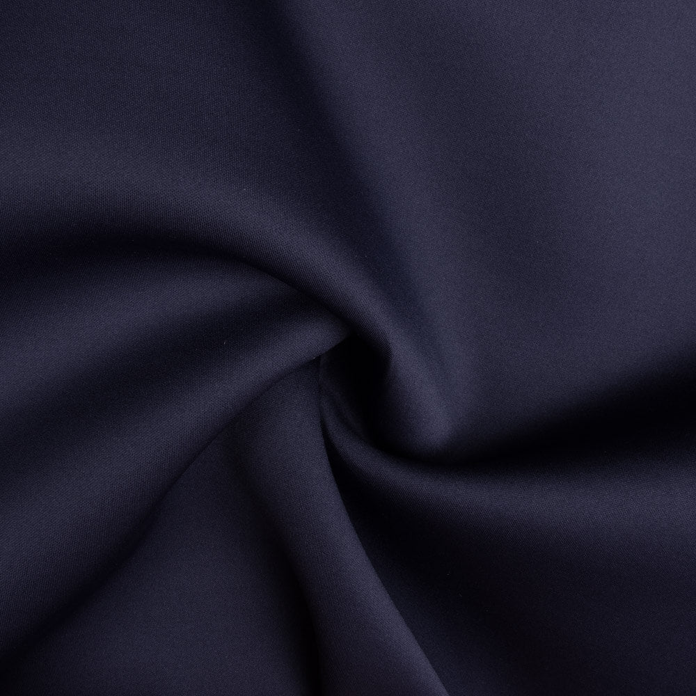 Heavy Scuba Navy Blue Neoprene Knit Top - Ribes y Casals