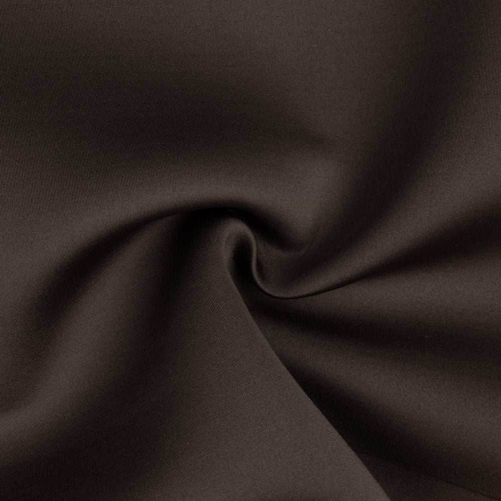 Heavy Scuba Chocolate Brown Knit Neoprene Top - Ribes y Casals