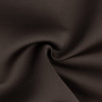 Heavy Scuba Chocolate Brown Knit Neoprene Top - Ribes y Casals