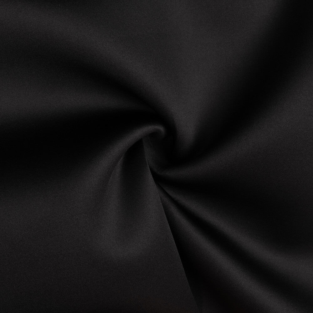 Heavy Scuba Black Neoprene Knit Top - Ribes y Casals