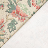 Vintage Print Cotton Canvas with Floral and Bird Motifs - Ribes y Casals