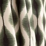 Ethnic Green Ikat Cotton Canvas - Ribes y Casals