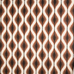 Terracotta Ethnic Print Cotton Canvas - Ribes y Casals