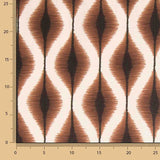 Terracotta Ethnic Print Cotton Canvas - Ribes y Casals