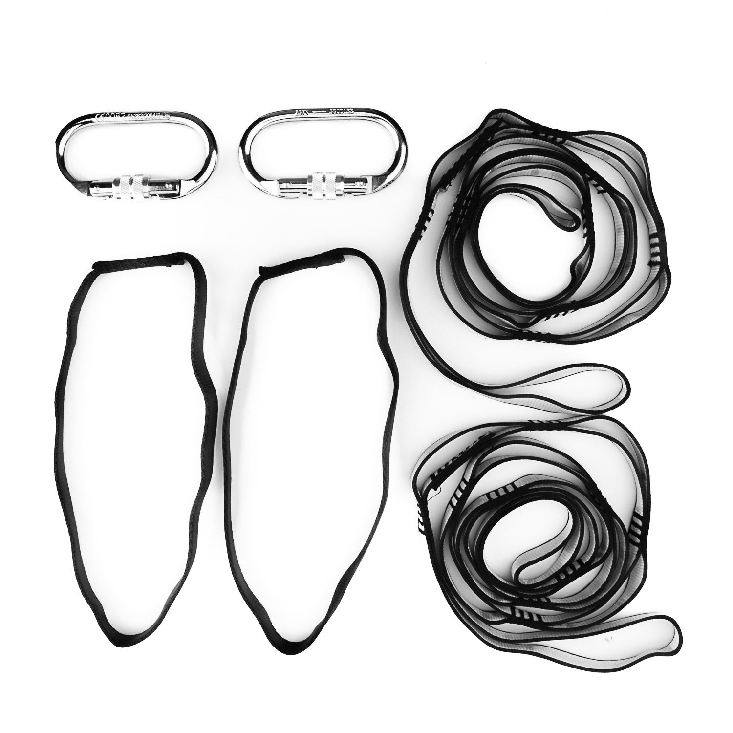 Double Aerial Yoga Rigging Pack: 2 Carabiners + 2 Extenders + 2 Slings - Ribes y Casals
