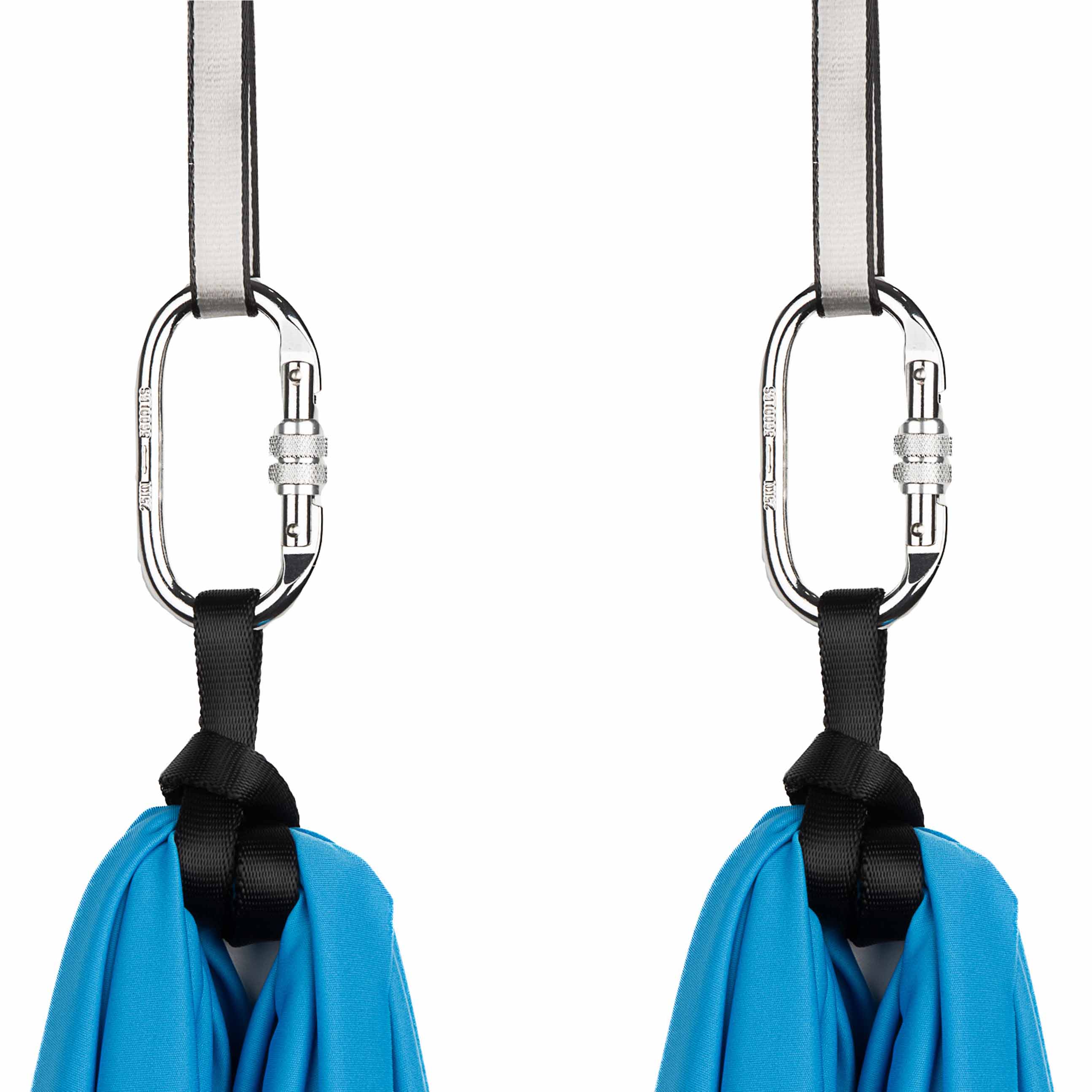 Double Aerial Yoga Rigging Pack: 2 Carabiners + 2 Extenders + 2 Slings - Ribes y Casals