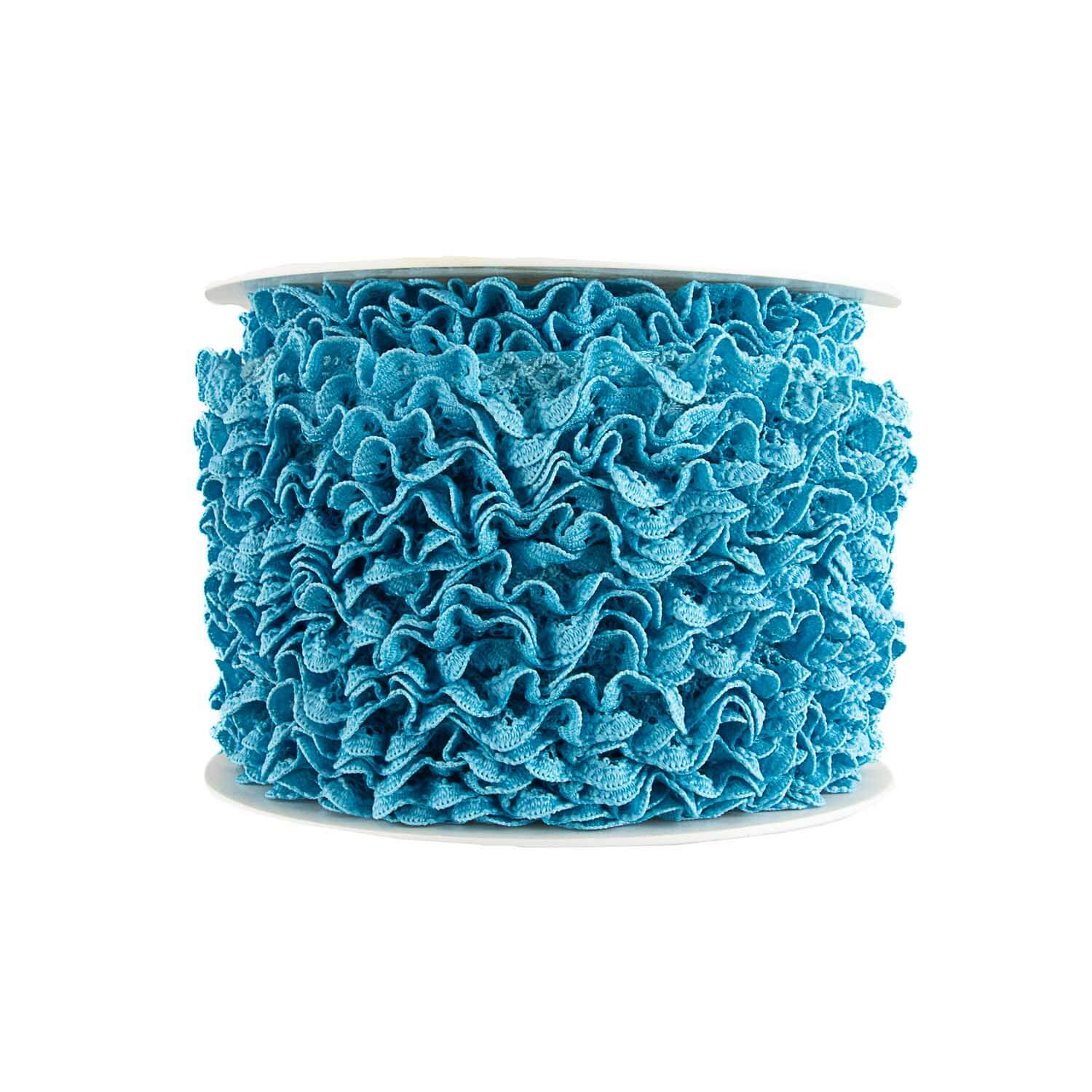 Turquoise Blue Lace Trim 15 mm - Ribes y Casals