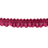 Bordeaux Red Lace Trim 15 mm - Ribes y Casals
