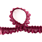 Bordeaux Red Lace Trim 15 mm - Ribes y Casals