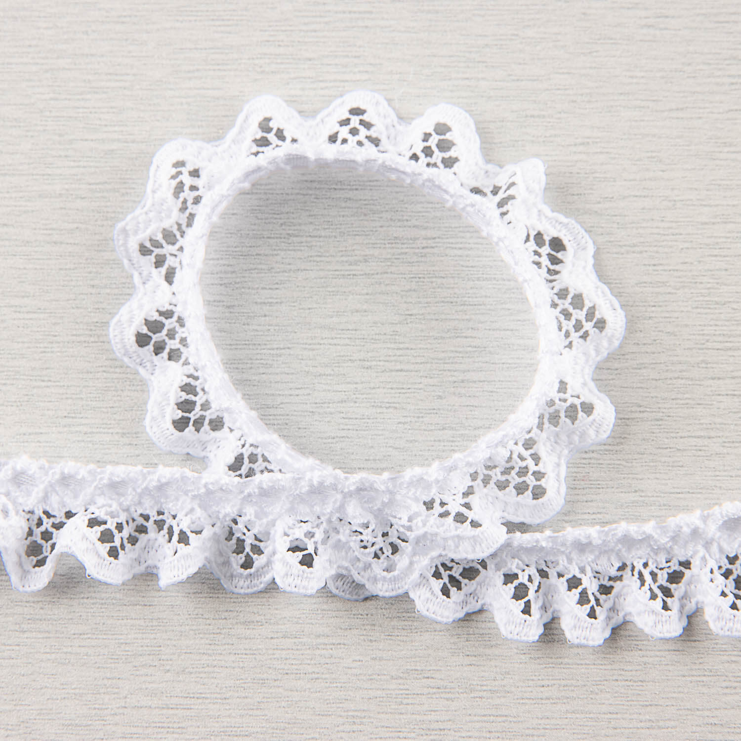 Lace Trimmings Nylon White 15mm - Ribes y Casals