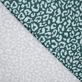 Nairobi Printed Percale – Bottle Green, Water Green - Ribes y Casals