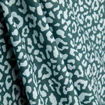 Nairobi Printed Percale – Bottle Green, Water Green - Ribes y Casals