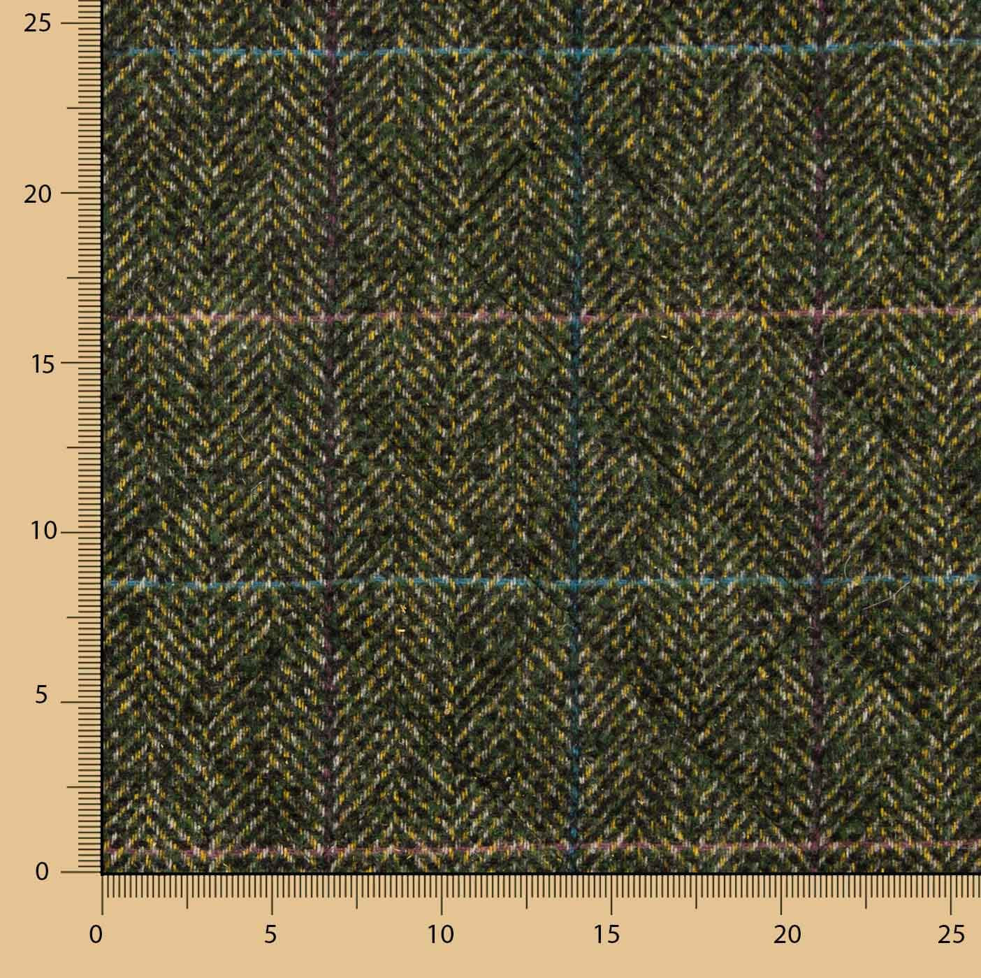 Quilted Herringbone Wool with Iridescent Lining - Ribes y Casals
