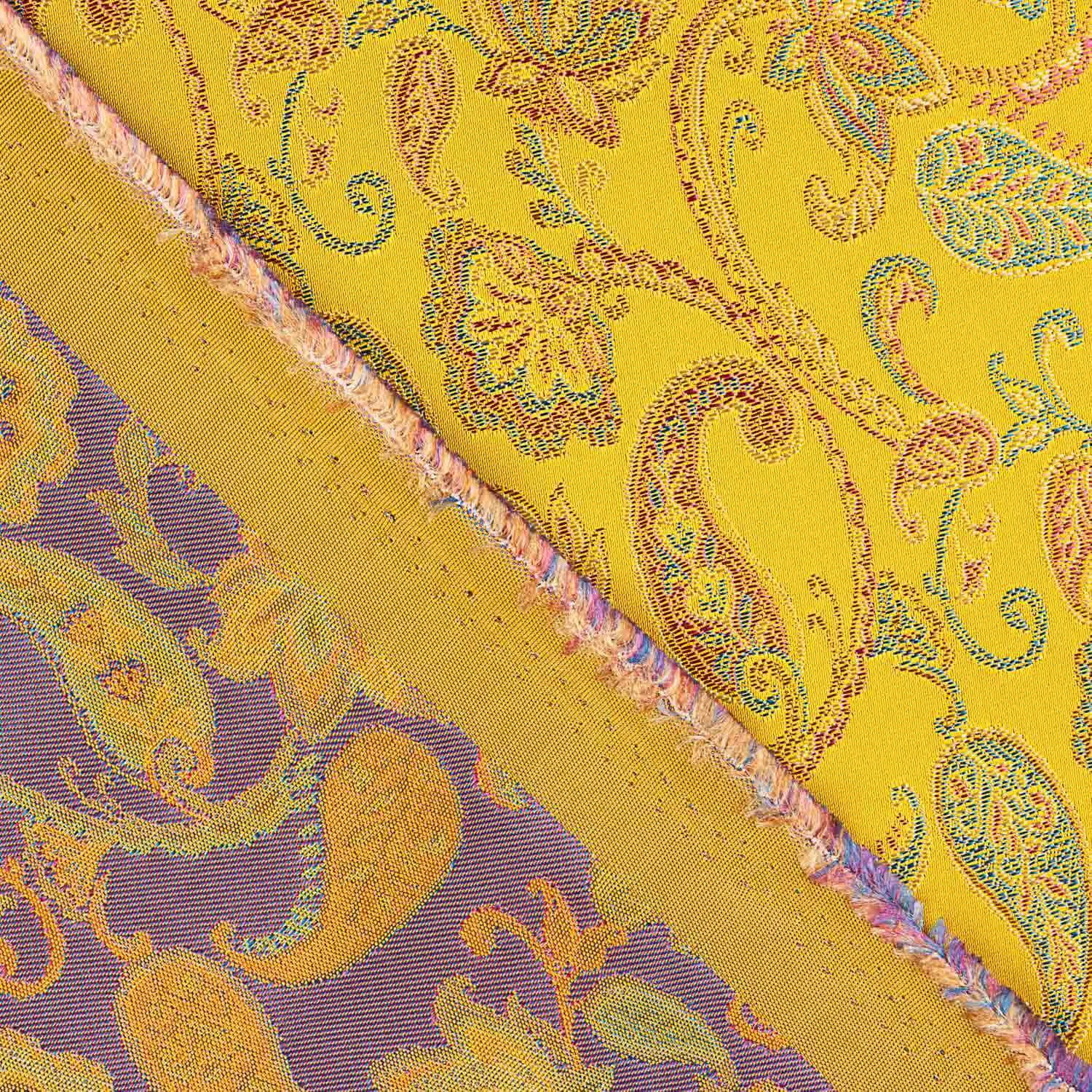 Yellow Cashmere Jacquard - Ribes y Casals