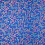 Electric Blue Jacquard Cashmere - Ribes y Casals
