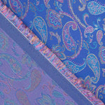 Electric Blue Jacquard Cashmere - Ribes y Casals
