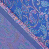 Electric Blue Jacquard Cashmere - Ribes y Casals