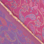 Fuchsia Jacquard Cashmere - Ribes y Casals