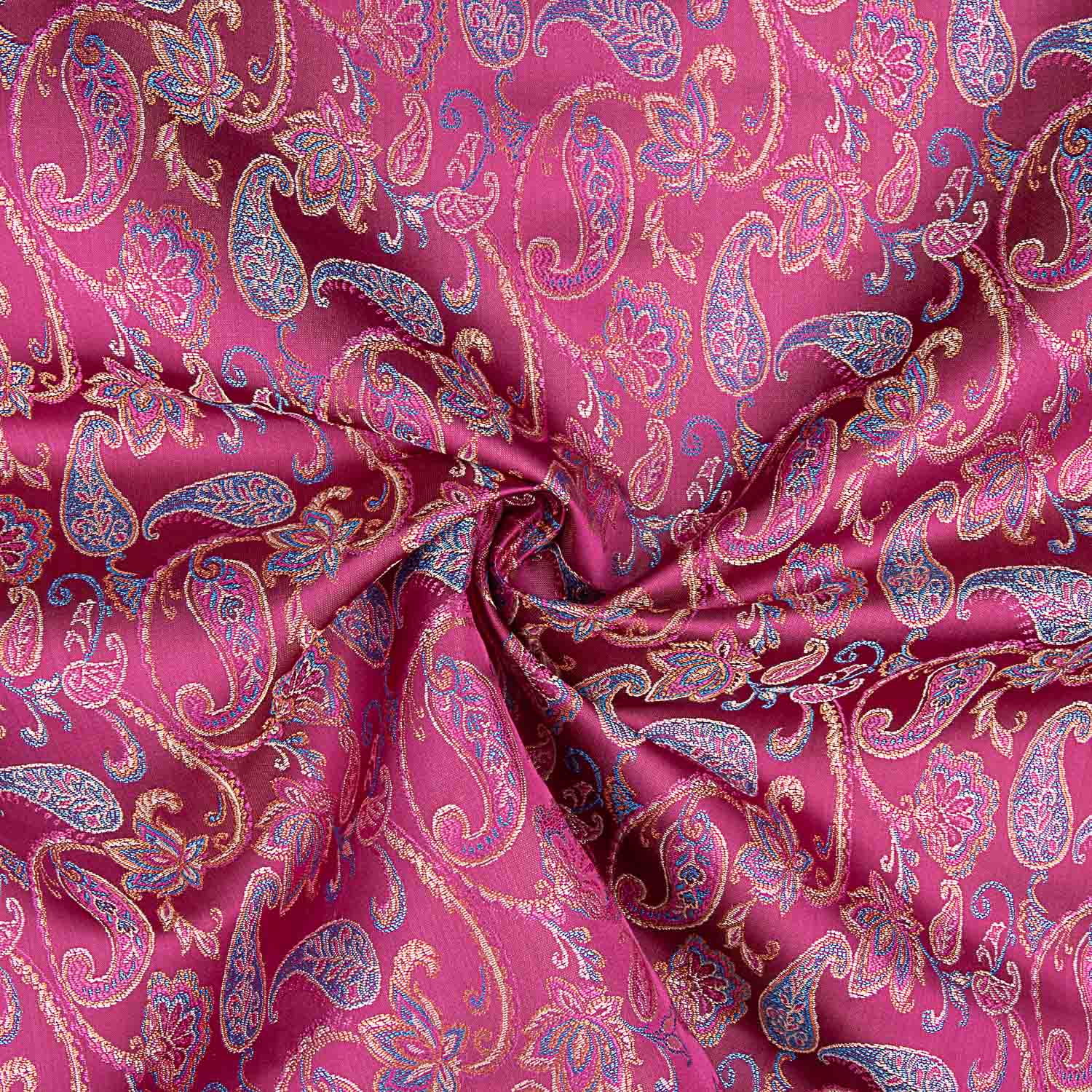 Fuchsia Jacquard Cashmere - Ribes y Casals