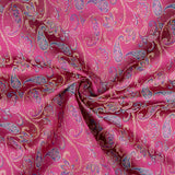 Fuchsia Jacquard Cashmere - Ribes y Casals