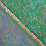 Emerald Green Jacquard Cashmere - Ribes y Casals