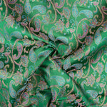 Emerald Green Jacquard Cashmere - Ribes y Casals